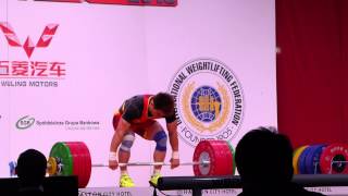 Liao Hui WWC 2013 World Record 198kg Clean and Jerk [upl. by Waers]