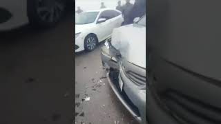 MOTER WAY ACCIDENT [upl. by Aiekahs]