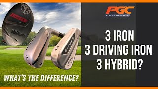 Battle of the Clubs Iron vs Hybrid vs Driving Iron  Unveiling the Key Differences [upl. by Oiluarb]