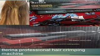 CLASS 97Berina professional hair crimper berina machinecrimping machinebest hair crimper for [upl. by Imit]