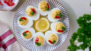 No Mayo Deviled Eggs [upl. by Millford]