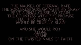 Cradle of Filth  The Twisted Nails of Faith Lyrics [upl. by Saunderson505]