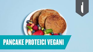 Pancake ricetta semplice e veloce  Ricette proteiche pre e post workout [upl. by Nytsirhc]