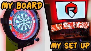 My Set Up Tour 2021 Dartboard Gaming PC Hype Shoe Collection [upl. by Allissa]