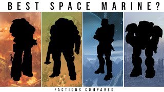 Which SciFi Faction has the BEST SPACE MARINE  Halo WH40k Starcraft Starship Troopers [upl. by Resarf986]