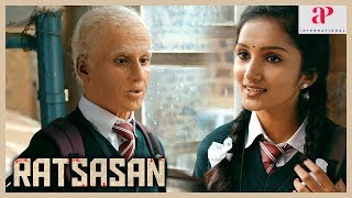 Ratsasan Movie Scenes  Vishnu Vishal learns Saravanans past  Radha Ravi  Kaali Venkat [upl. by Aidas166]