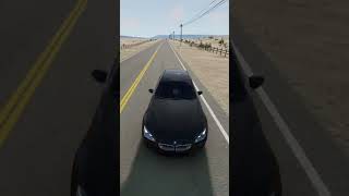 BMW M6 VS Traffic Crash Beamng Drive beamngdrive automobile [upl. by Odirfliw]