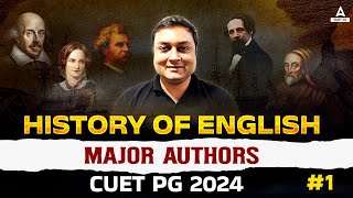 CUET PG 2024  History of English Major Authors Part 1 By Ashish Sir [upl. by Thisbe568]