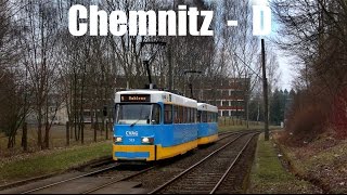 CHEMNITZ TRAM  Die Straßenbahn in Chemnitz 2016 [upl. by Aihsaei]