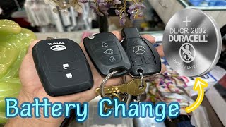 How to Change Car Keys Battery  Mercedes Benz  Toyota  Hyundai [upl. by Irita]