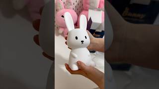 Night Light Unboxing Cute Bunny Silicone Lamp for Ultimate Cozy Vibes 🐰✨ [upl. by Airetnuhs]