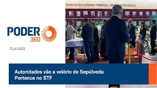 Autoridades vão a velório de Sepúlveda Pertence no STF [upl. by Papert972]