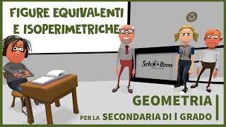 Figure equivalenti e isoperimetriche  Geometria  Secondaria di Primo Grado [upl. by Busiek186]