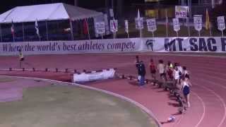 Mt SAC Relays 5000m College Men Heat 1 Mt SAC 17Apr15 [upl. by Voleta791]