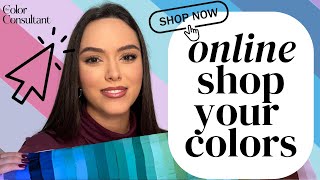 How to Online Shop Your Colors Color Analysis Tips [upl. by Jennifer]