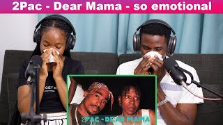 OUR FIRST REACTION TO 2Pac  Dear Mama 😱😩😭 💔💔💔 [upl. by Letizia56]