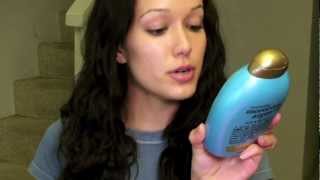 Organix Moroccan Argan Oil Shampoo and Conditioner Review [upl. by Grimbald32]