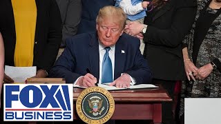 Trump meets with US tech workers signs exec order on hiring Americans [upl. by Filmer]