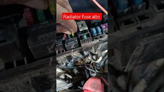 Maruti alto 800 radiator fan fuse locationshots automobile rfmechanic [upl. by Rockel]