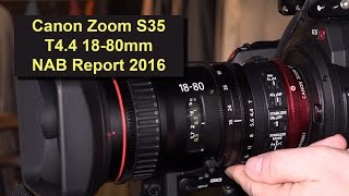 Canon 4K Video Objektiv 1880mm  NABShow Report 2016 [upl. by Helmut918]