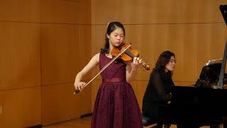 Violin Concerto No 1 in A minor by J B Accolay  Hana Tsai 11 yrs old [upl. by Ennoirb393]