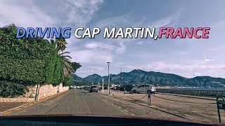 Driving in Menton France to Pointe Du Cap Martin [upl. by Ellehcan]