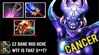 Even Hard Counter Huskar 30 Lvl Cant Survive vs Cancer Bane Mid Khanda  Scepter WTF Dota 2 [upl. by Ednargel]