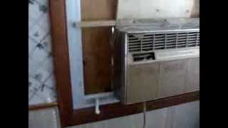 crank out window air conditioner install [upl. by Ogeid244]