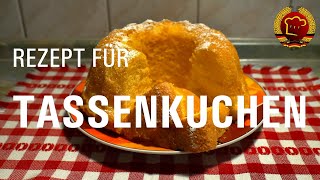 Nur 1 Tasse brauchst du für dieses schnelle und leckere Tassenkuchen DDR Rezept zum backen [upl. by Eeneg223]