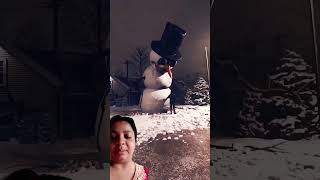 snowman frostythesnowman snow snowy christmas frosty winter snowmass halloween horror [upl. by Courtund]