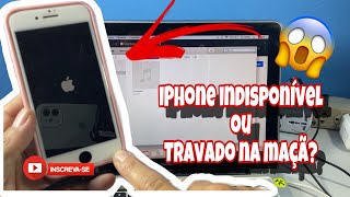 COMO RESTAURAR OS IPHONE 7 E 7 PLUS EM MODO DE RECUPERAÃ‡ÃƒO  TRAVADO NA MAÃ‡A OU IPHONE INDISPONÃVEL [upl. by Anialed878]