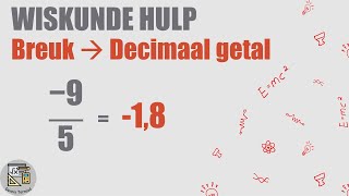 4 Breuk omzetten naar een decimaal getal [upl. by Aicnilav61]