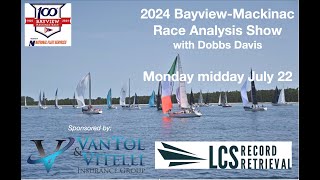 Bayview Mackinac Race Monday midday race analysis show [upl. by Wilmette]