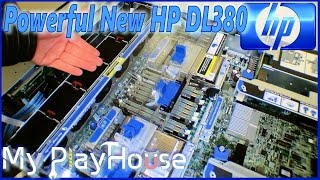 Unboxing Very Powerful HP DL380p server  065 [upl. by Nicolais]