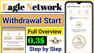 Eagle Network Withdrawal Start  Eagle Network List on Coin Store Eagle Network Full Overview [upl. by Lucretia]