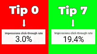 7 Tips to INCREASE CTR on Youtube Channel GUARANTEED  Improve Impressions Click Through Rate 2022 [upl. by Etnaihc606]