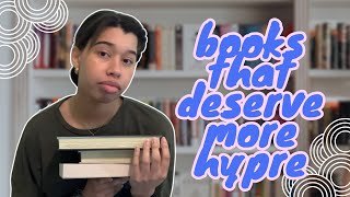 5 BOOKS THAT DESERVE MORE HYPE 💙hidden gems [upl. by Yllaw]