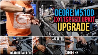 Deore M5100 1x11speed Upkit  Installation  Upgraditis nanaman bikeupgrade [upl. by Nickie197]