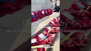 Remembrance Day in Hong Kong  Cenotaph Central [upl. by Eitsirc]