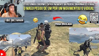 PITOCO VINGOU CRISPIM E ENTROU NA MENTE DA POLÍCIAL BRAVINHA DO VIDIGAL O MAGO PEGOU DE UM POR UM 😎🤣 [upl. by Danyette124]