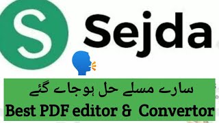 HOW to edit PDF file online just in one 1min on Sejda website  knowledgeworld [upl. by Initof]