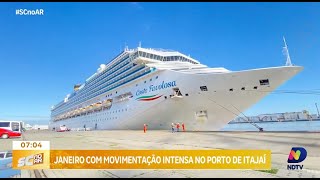 Carga geral e navios de cruzeiro Porto de Itajaí registra movimentação intensa em janeiro de 2024 [upl. by Acus150]