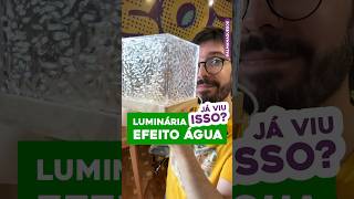 REVIEW Luminária Efeito Água [upl. by Anirtal]