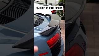 Titan Twin Turbo Audi R8s go at it on the highway 1320video racing [upl. by Karlen]