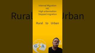 Internal Migration igcse alevel gcse [upl. by Fabiolas]