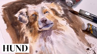 Weiches Fell  Aquarell Tutorial [upl. by Aivartal975]