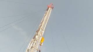 Work over rig working under progress CBM well side setup cbm rig workover well oilandgas plant [upl. by Ahasuerus]