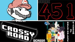 Crossy road score 451 [upl. by Eidnas]