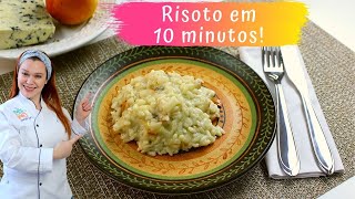 Como Preparar um Risoto em 10 minutos – O Segredo dos Restaurantes [upl. by Hardie]