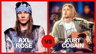 AXL ROSE VS KURT COBAIN [upl. by Aidole181]